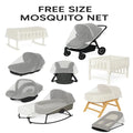 Free size baby mosquito net suitable for stroller carrycot crib and bassinet
