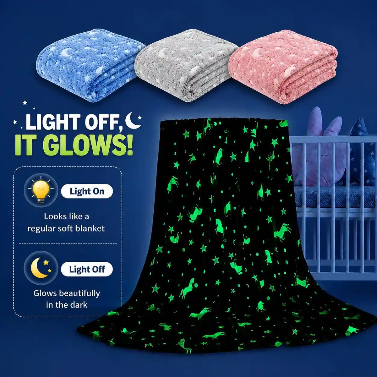 Baby Glow in the Dark Blanket