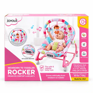 Joyous baby rocker 6921 product box with music vibration and 18kg capacity