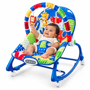 Joyous baby rocker 6922 with baby, music vibration and hanging activity toys