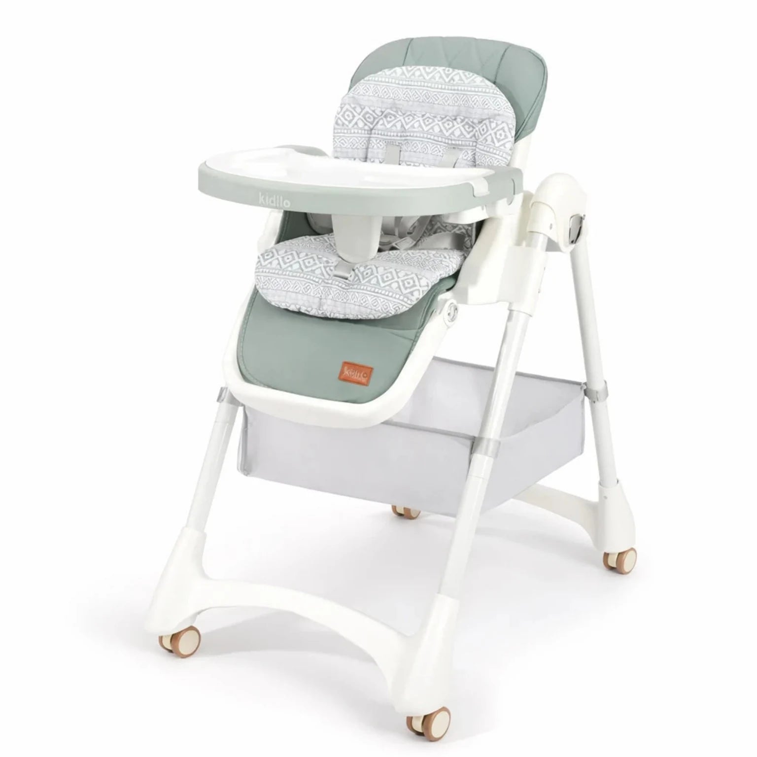 Kidilo KD3-3 Foldable Baby High Chair
