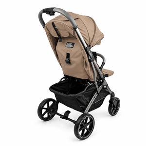 Kidilo K6 Khaki Baby Stroller Rear Three Quarter View