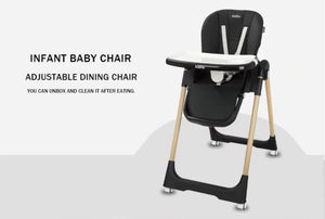 Kidilo DC01 black foldable baby high chair product overview