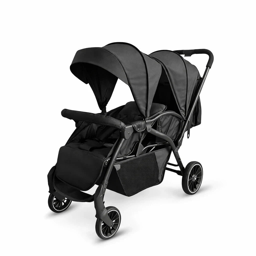 Kidilo LB200 Twin Baby Stroller – Double Seat Foldable Baby Pram