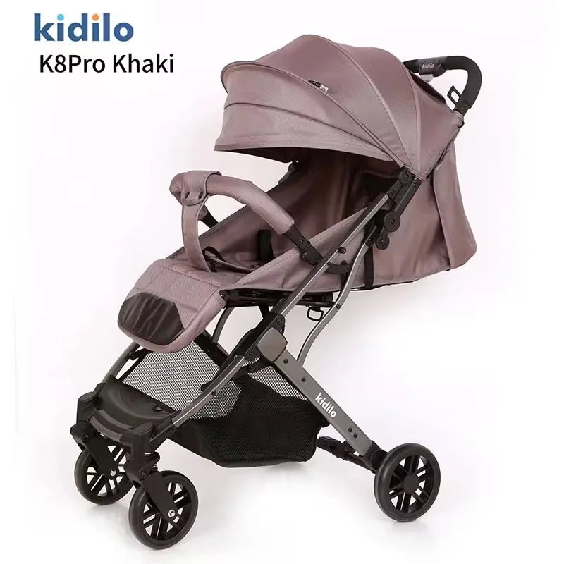 Kidilo Foldable Convertible Baby Stroller (Sit & Sleep Position) - K8 Pro