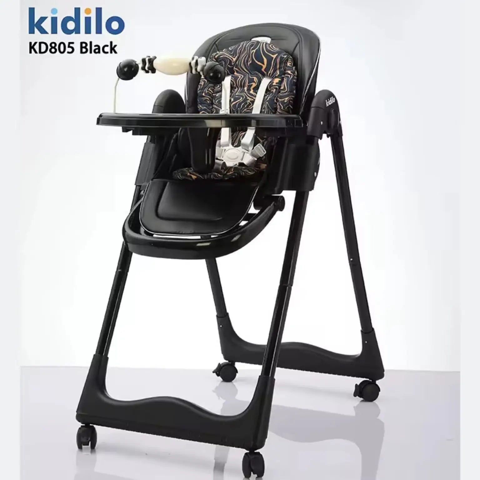 Kidilo KD805 3-in-1 Foldable Baby High Chair