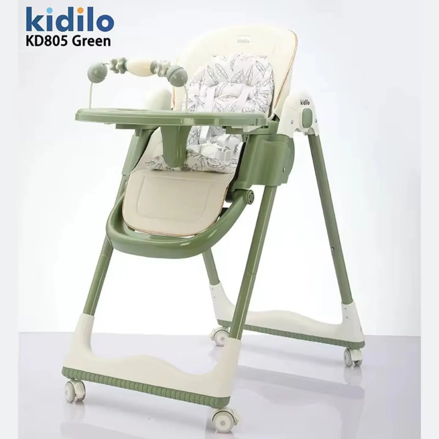Kidilo KD805 3-in-1 Foldable Baby High Chair