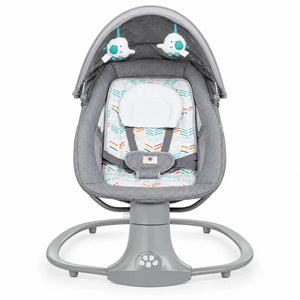 Mastela 3-in-1 Baby Swing & Bassinet Grey Front View
