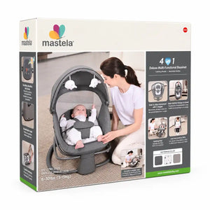 Mastela 4-in-1 Bassinet Swing 8087 grey retail box