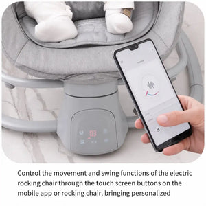 Mastela electric baby swing with smart APP control functionality