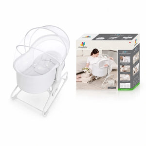 Mastela 09877 white 4-in-1 multi-functional baby bassinet with padded sleeping area