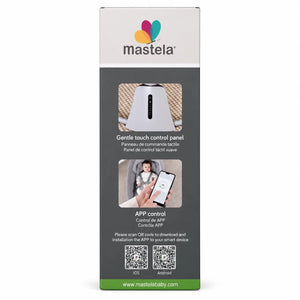 Mastela Aura Deluxe Baby Swing 8018 Box Side with App Control