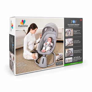 Mastela 3-in-1 Aura Deluxe Bassinet 8018 Packaging Angle View