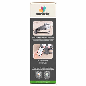 Mastela Bassinet Swing 8087 box side with app control feature