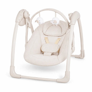 Mastela Deluxe Portable Auto Baby Swing Model 6511 Cream – Front View