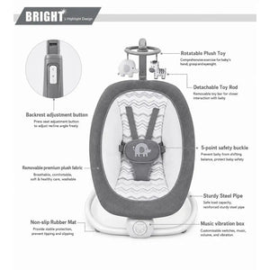 Mastela baby rocker and bouncer product features and safety details