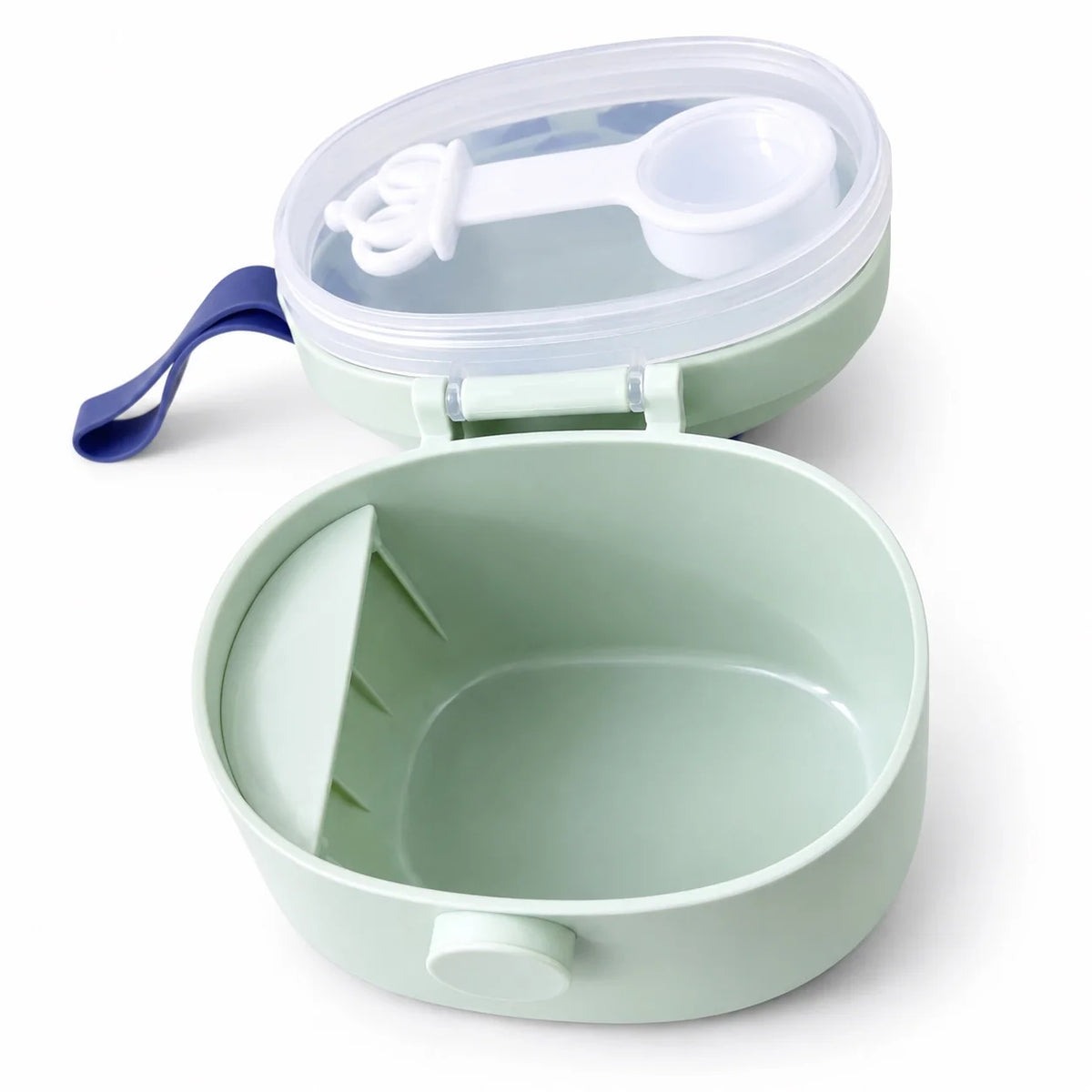 Open 200g Baby Milk Powder Container with Secure Lid for Formula Snacks and Baby Food Storage