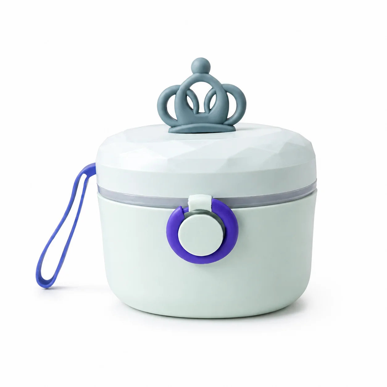 200g Baby Milk Powder Storage Container with Spoon Compartment and Portable Leak Proof Design