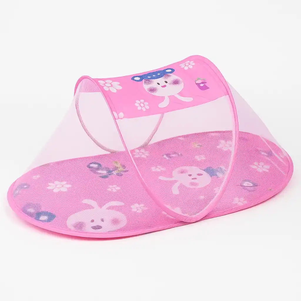 Foldable Baby Mosquito Net – Pink