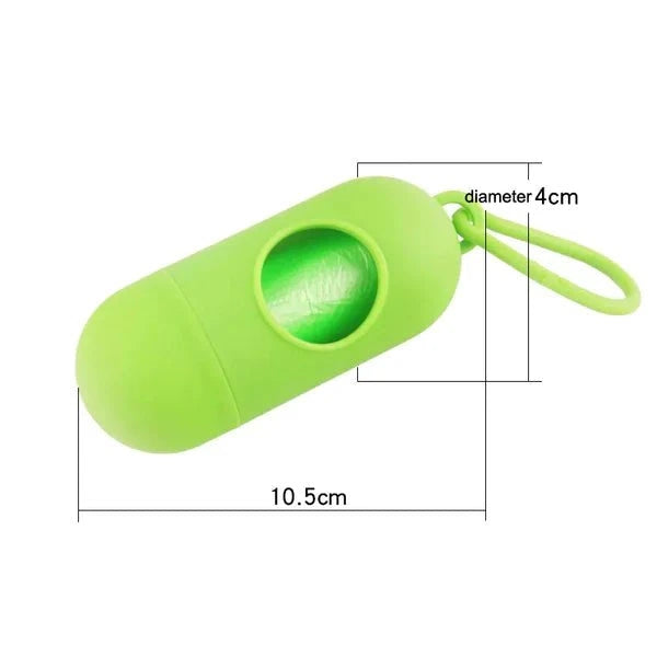 Portable Baby Waste Bag Dispenser with 2 Refills