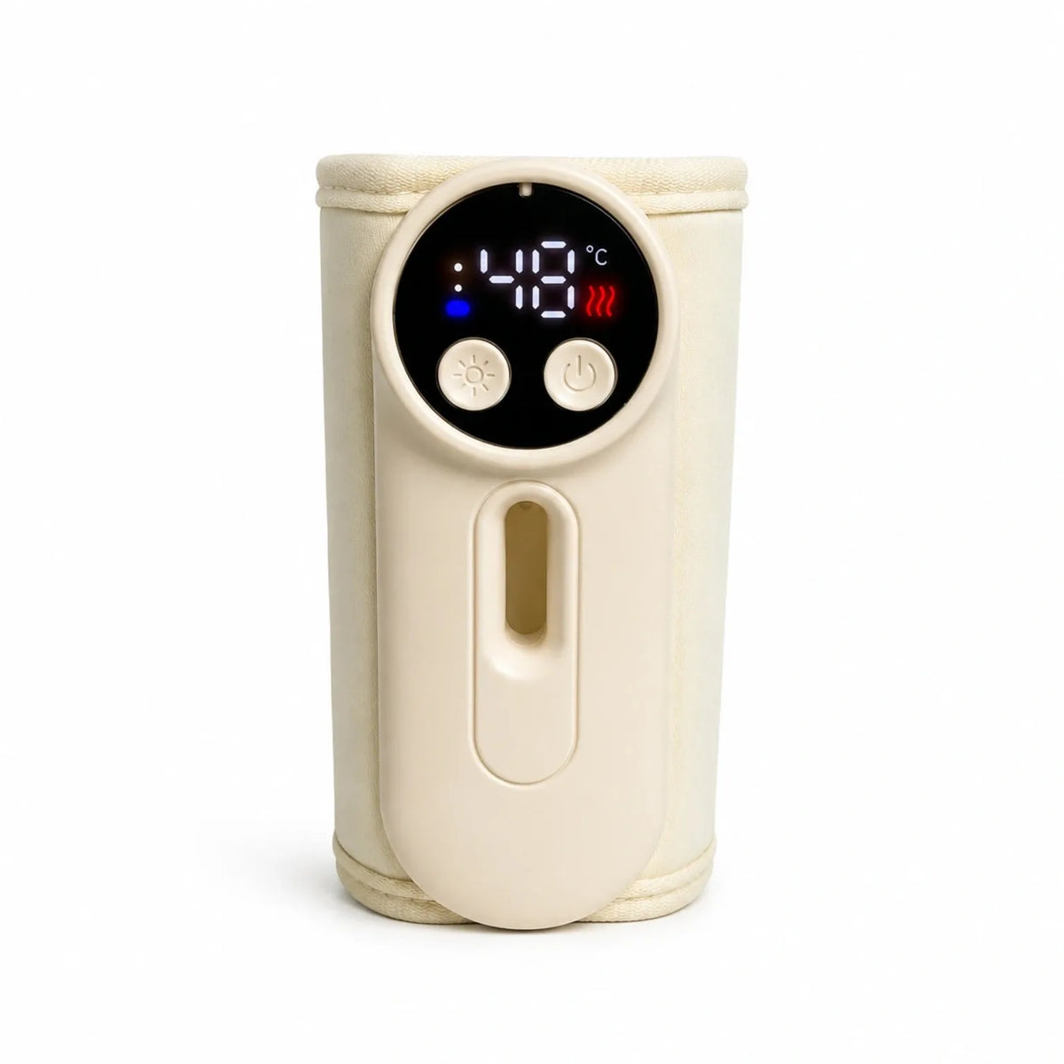 Portable Baby Milk Bottle Warmer with Digital LED Display and Temperature Control