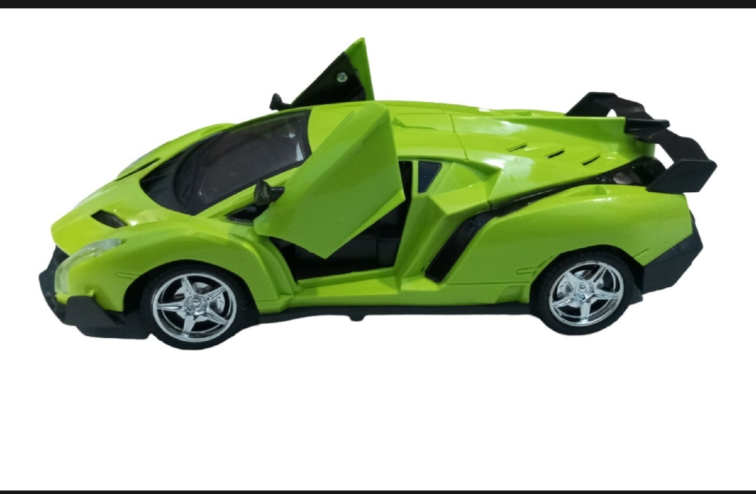 Remote Control Simulated Model Car with Lights