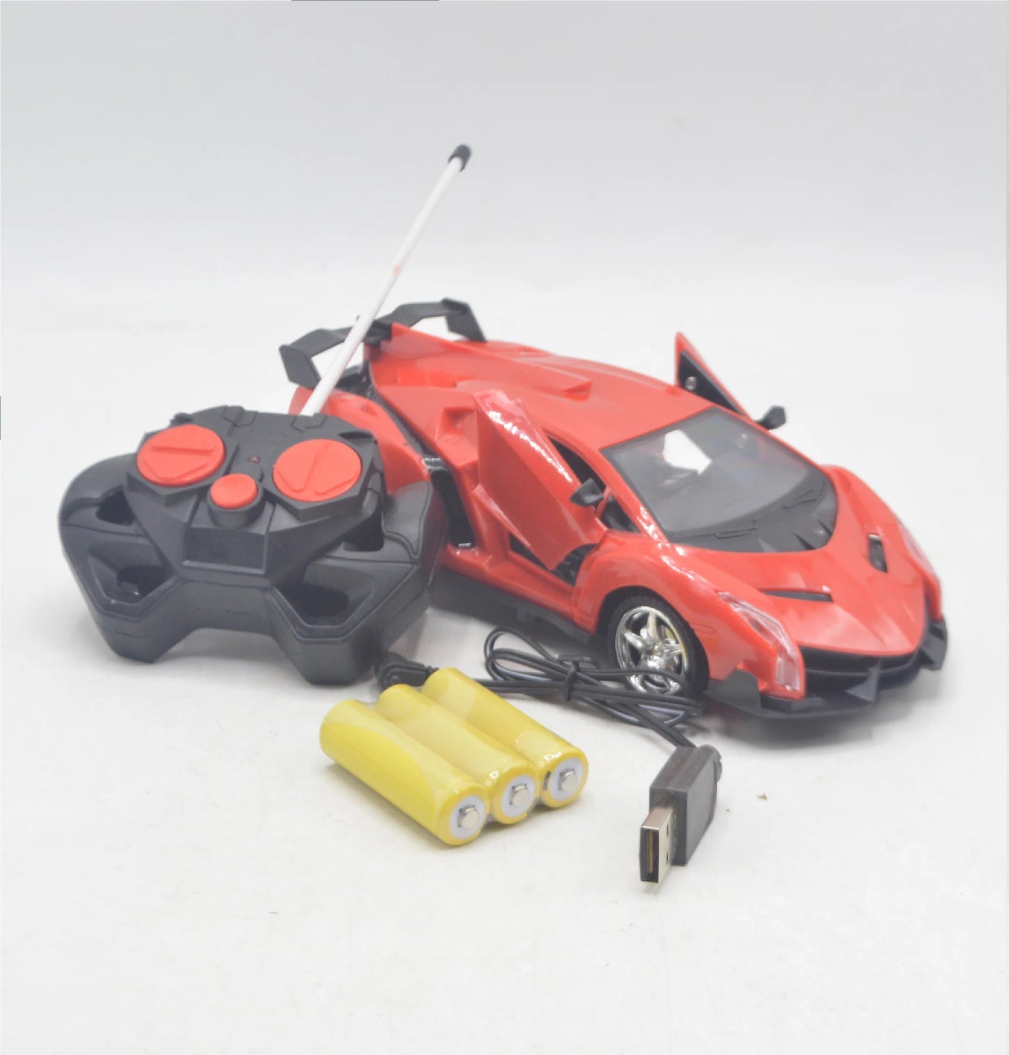 Remote Control Simulated Model Car with Lights