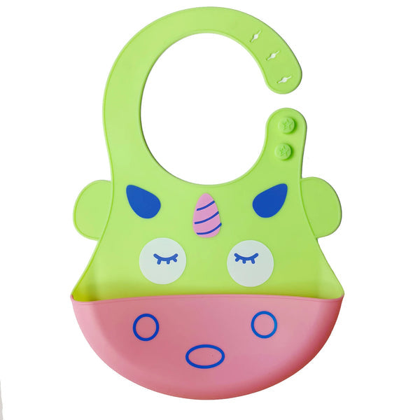 Silicone Baby Bib | Waterproof Bib | Adjustable Neck | Dishwasher Safe